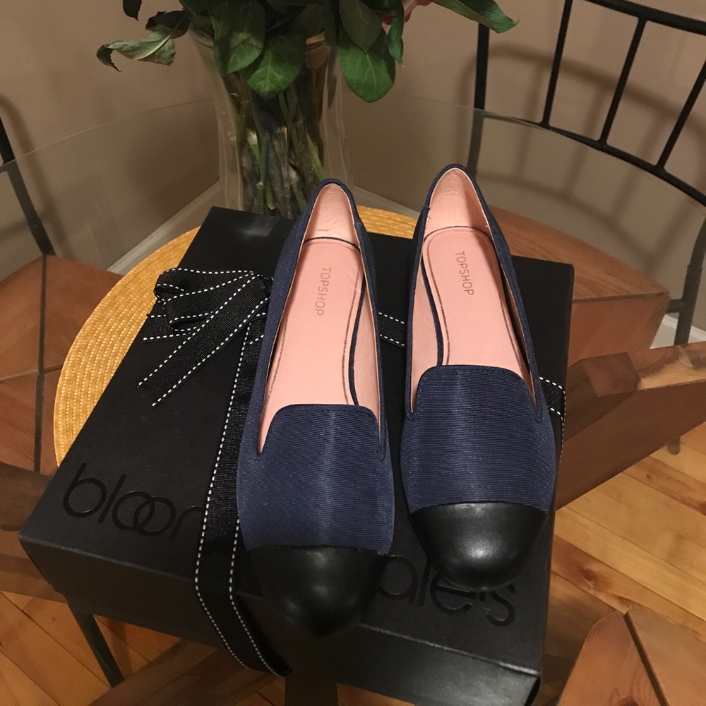 Blue TopShop Slip On 8.5